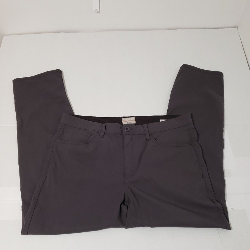 Weatherproof straight fit spandex pants Men's 36x30 gray